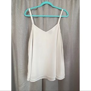 2/$15 TORRID White Layered Swing Cami